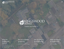 Tablet Screenshot of kingswoodhomes.co.uk
